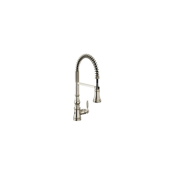 Moen Weymouth One-Handle Kitchen Faucet in Polished Nickel S73104EWNL - main